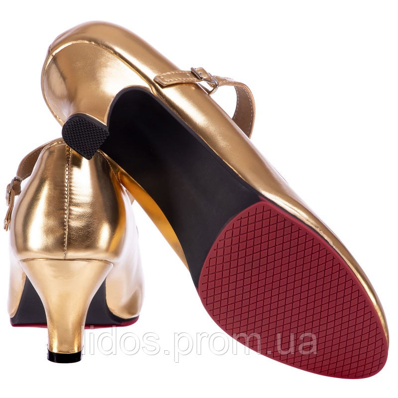 Обувь для бальных танцев женская Стандарт Zelart DN-3691 размер 38 (23,5-24 cм)) ld - фото 4 - id-p2046549295