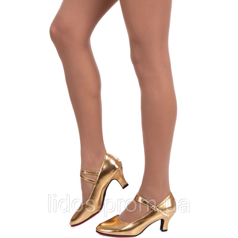 Обувь для бальных танцев женская Стандарт Zelart DN-3691 размер 38 (23,5-24 cм)) ld - фото 6 - id-p2046549295