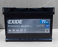 Аккумулятор EXIDE PREMIUM 77Ah Ев (-/+) (760EN) (д278*ш175*в190) EA770