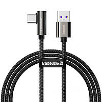Кабель Baseus CATCS-B01 Legend Series Elbow Fast Charging Data Cable USB to Type-C 66W 1m Black