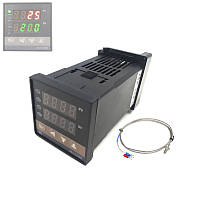 ПИД-терморегулятор REX-C100 +термопара, релейный выход