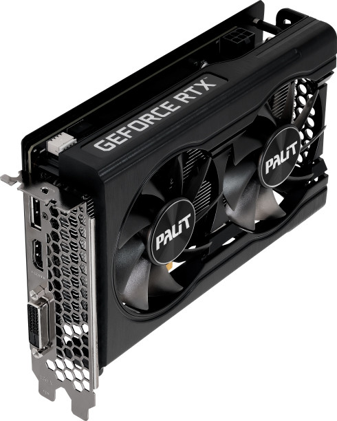 Видеокарта Palit GeForce RTX 3050 Dual (NE63050018P1-1070D) - фото 7 - id-p2046555360