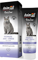 Фітопаста Енімал AnimAll VetLine стоп стрес для котів, 100 г (4820150206819)
