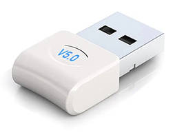 USB Bluetooth адаптер 5.0 білий
