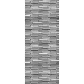 3Д шпалери самоклеючі миючі 19,6м x70см x 5мм на клейовій основі в рулоні сіра кладка