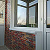 Самоклейка декоративна 3D панель під бежево-червону катеринославську цеглу в рулоні 20 м 20000x700x3мм, фото 10