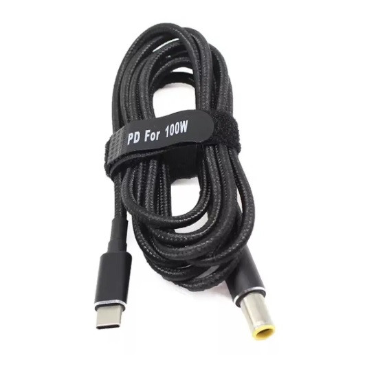 10 шт. USB Type-C кабель DC 7.9×5.6 IBM для заряджання ноутбука 100W від повербанка USB