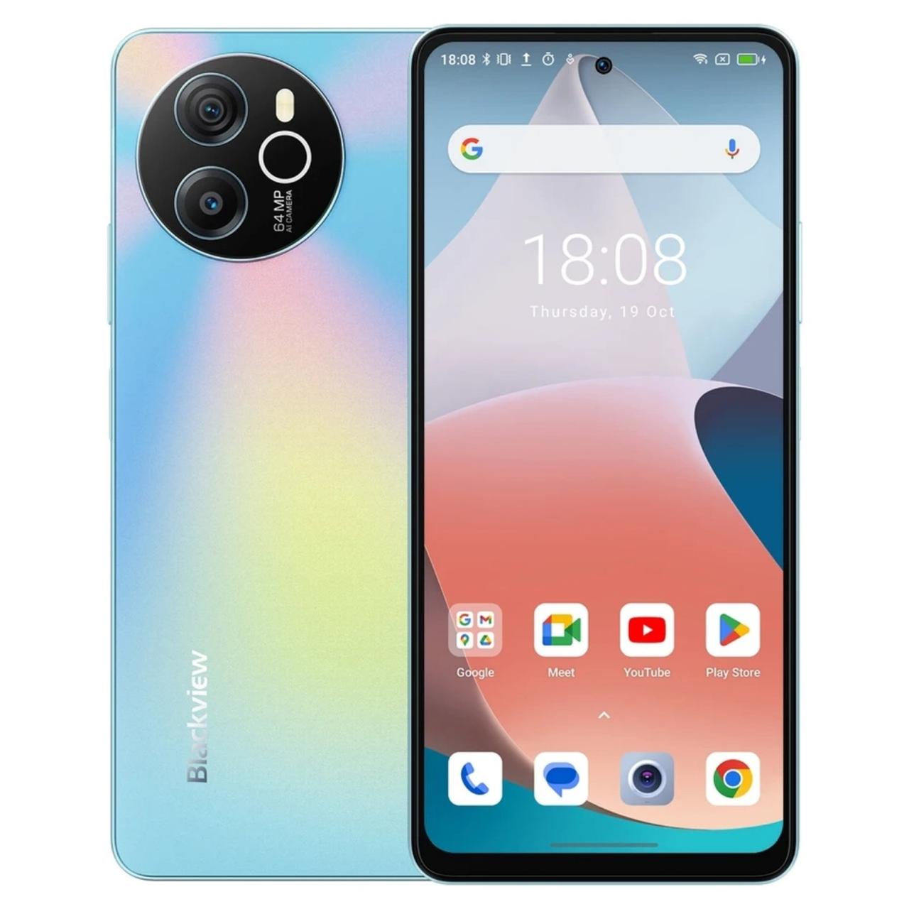 Смартфон Blackview SHARK 8 8\256GB Blue 64MP NFC Helio G99 Power 33W + подарунки