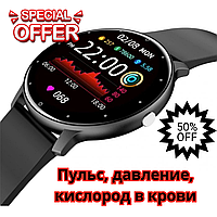 Умные смарт часы Smart Classic Black многофункциональные Мужские Черные дисплей сенсорный 240*240