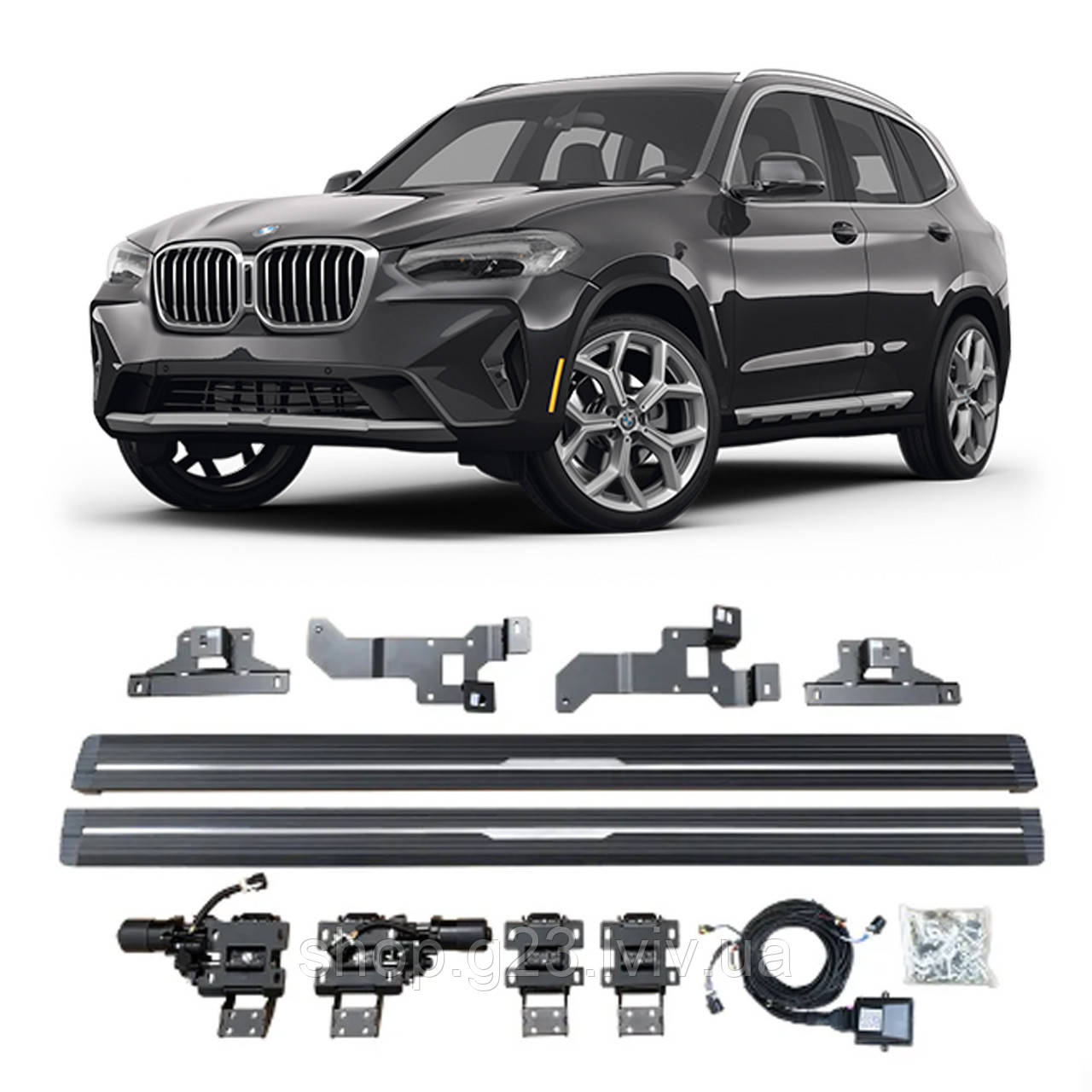 Висувні електро-пороги BMW X3 (2018-2024)