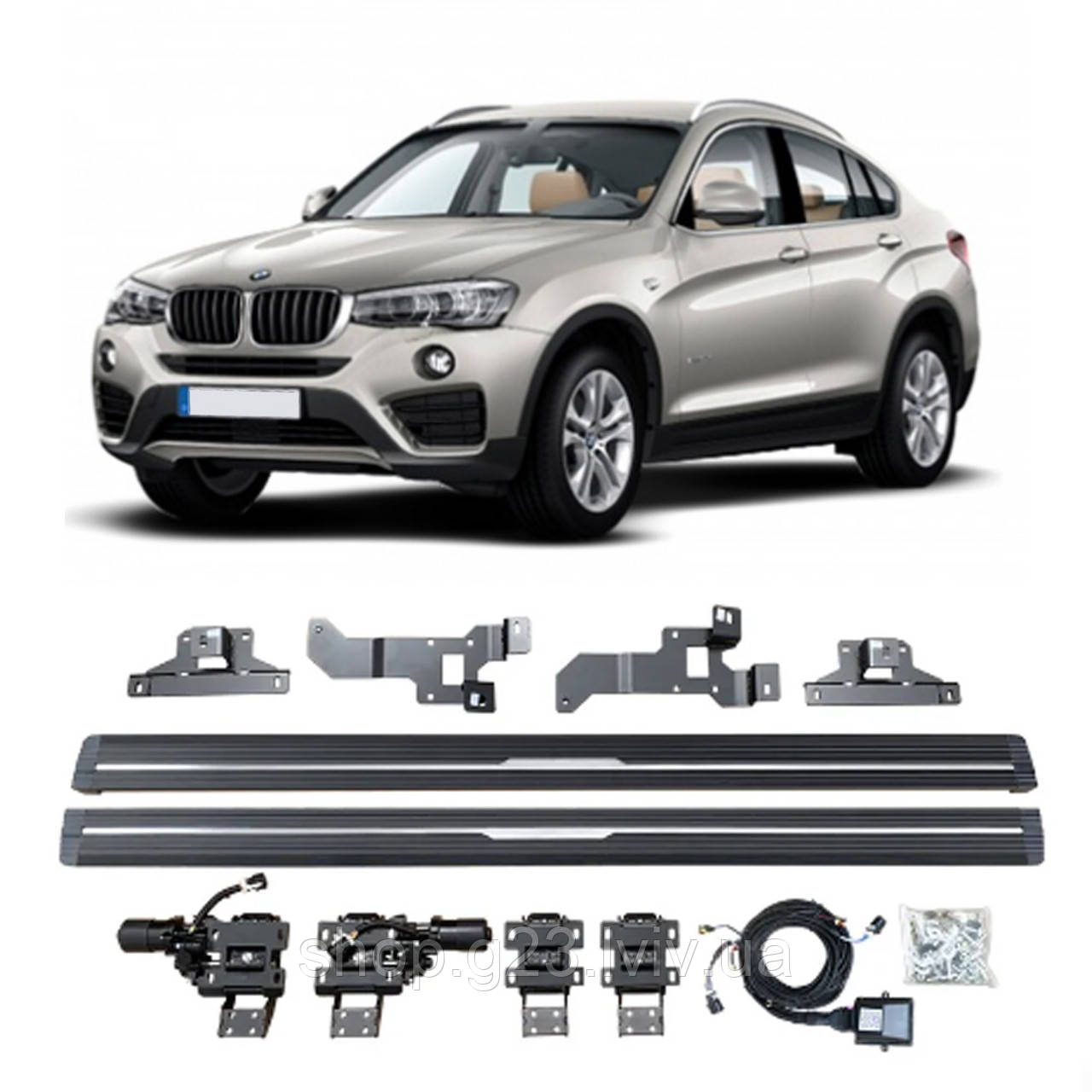 Висувні електро-пороги BMW X4 (2013-2017)