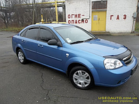 Дефлекторы окон Chevrolet Lacetti седан 2004-2013 (скотч) Ветровики на Chevrolet Lacetti