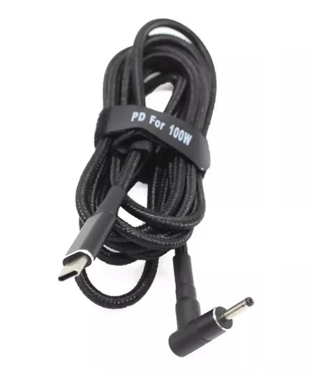 USB Type-C 100W кабель живлення DC 3.0×1.1 Acer Aspire для заряджання ноутбука від повербанка USB