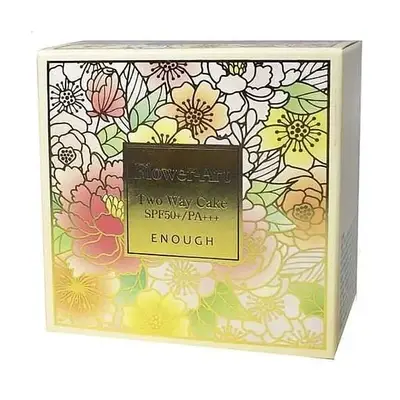 Компактна пудра для обличчя зі змінним блоком, Enough Flower-Art Two Way Cake, SPF 50+ PA+++,тон 13