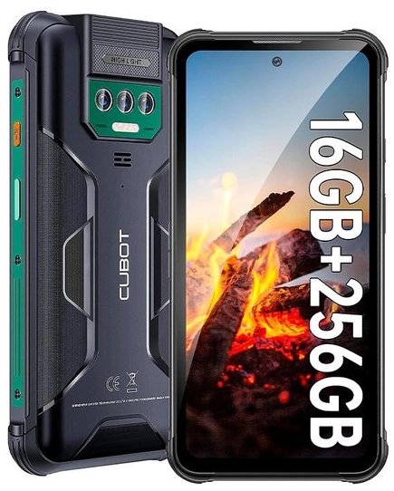 Смартфон Cubot KingKong 8 Green 6/256 GB 4G LTE NFC 10600mAh 6.5" ліхтарик 5000 Lm + подарунок