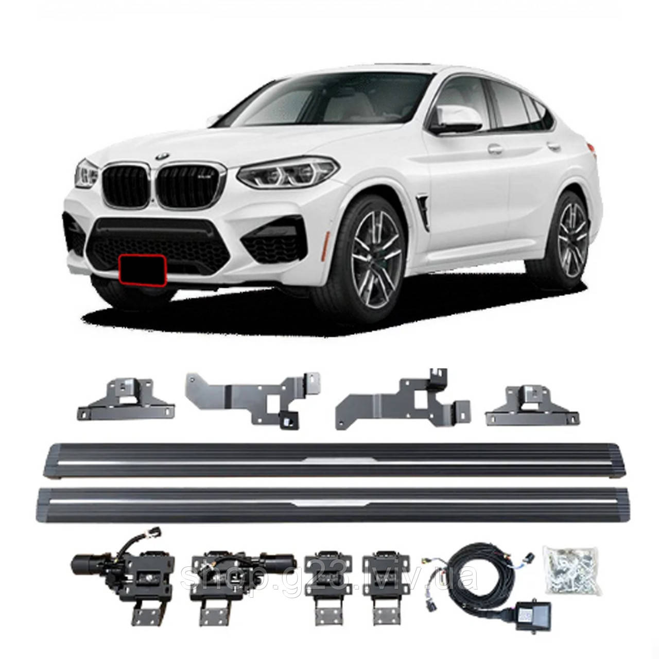 Висувні електро-пороги BMW X4 (2019-2024)