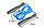 Скакалка PowerPlay 4204 Блакитна, фото 4