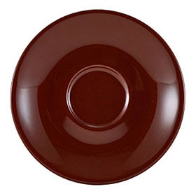 Блюдце 12 см, коричневе, Color Tea, GenWare 182112BR