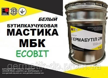 Мастика МБК Ecobit ( Белый ) ведро 50,0 кг кровельная бутилкаучуковая ТУ 21-27-90-83 - фото 1 - id-p2046587673