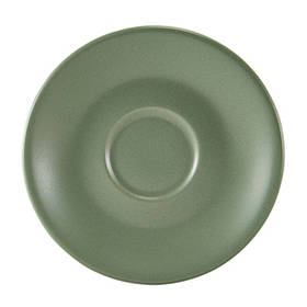 Блюдце 12 см, зелене матове, Matt Sage, Color Tea, GenWare 182112MSG
