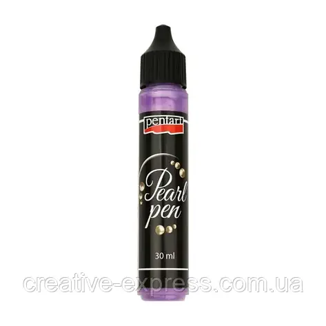 Контур Ефект перлин, Бузковий, 30 мл, Pentart, фото 1