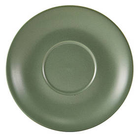 Блюдце 16 см, зелене матове, Matt Sage, Color Tea, GenWare 182115MSG