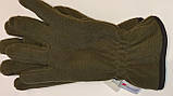 Рукавиці теплі зимові з підкладкою-подвійні  олива 3М Reis Польща, фото 9