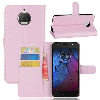Чохол-книжка Litchie Wallet для Motorola Moto G5s Plus XT1805 Світло-рожевий