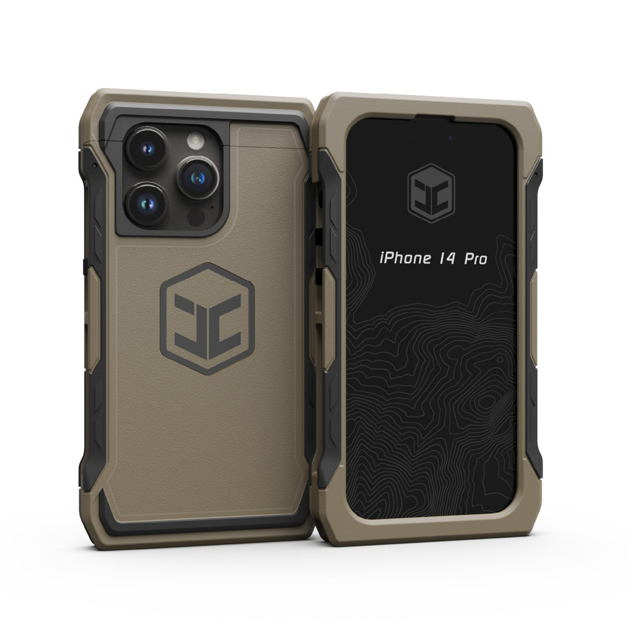 Чохол протиударний Juggernaut iPhone 14 Pro ADVNTR Phone Case, Розмір: Medium, Колір: FDE, JG.ADVNTR.IP14PRO-FDE, фото 1