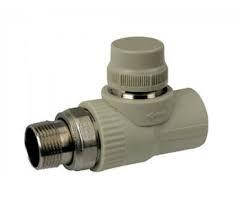 Кран термостатичний 25x3/4 під пайку (PPR) кутовий, "Koer" Чехія