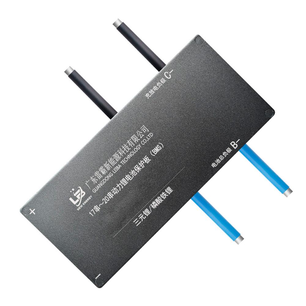 BMS плата Leiba Li-ion 12.6V 4S 120A, алюмінієвий радіатор, фото 1