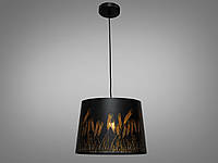 Светильник-подвес в стиле Лофт цвет черный 35х115 см
