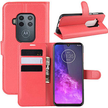 Чохол-книжка Litchie Wallet для Motorola One Zoom Red