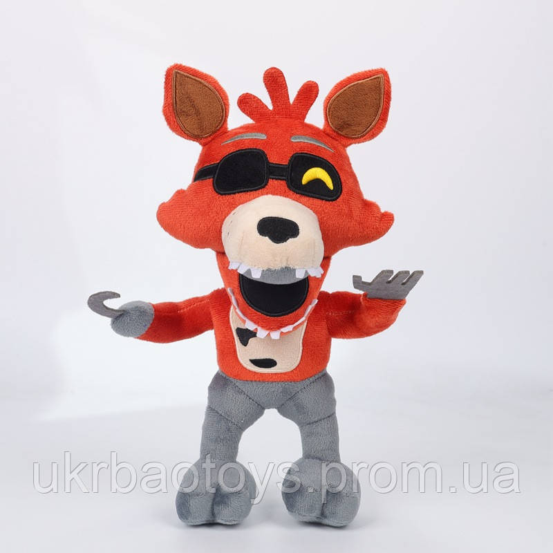 М'яка іграшка Фоксі (Foxy) герой  П'ять ночей з Фредді (Five nights at freddy's). 25 см