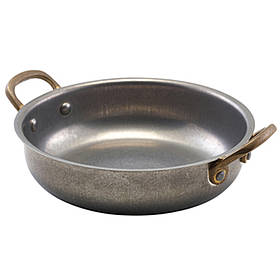Сковорода для подачі 15.5*4 см, 660 мл, кругла, металева, Vintage Steel, GenWare SRD16V