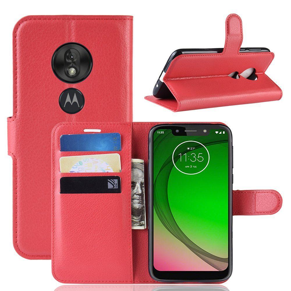 Чохол-книжка Litchie Wallet для Motorola Moto G7 Play Red