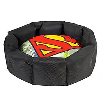 Лежанка для собак Collar Waudog relax «Супермен» со сменной подушкой размер S - 34×45×17 см