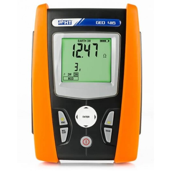 HT-GEO 416 тестер заземлення з можливостями запису