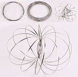 Антистрес іграшка Magic Ring, Кінетичні кільця, іграшка металева головоломка, фото 9