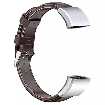 Шкіряний ремінець Leather Strap для Huawei Band 3 / 3 Pro / 4 Pro Dark Brown