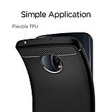 Чохол Spigen для Moto G6 Rugged Armor, Black (M17CS23125), фото 3