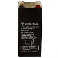 Аккумулятор свинцово-кислотный Westinghouse 4V - 4Ah 102x47x47мм AL
