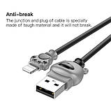 Кабель Baseus Lightning Bear Cable 1m, Black-Grey (CALBE-0G), фото 3