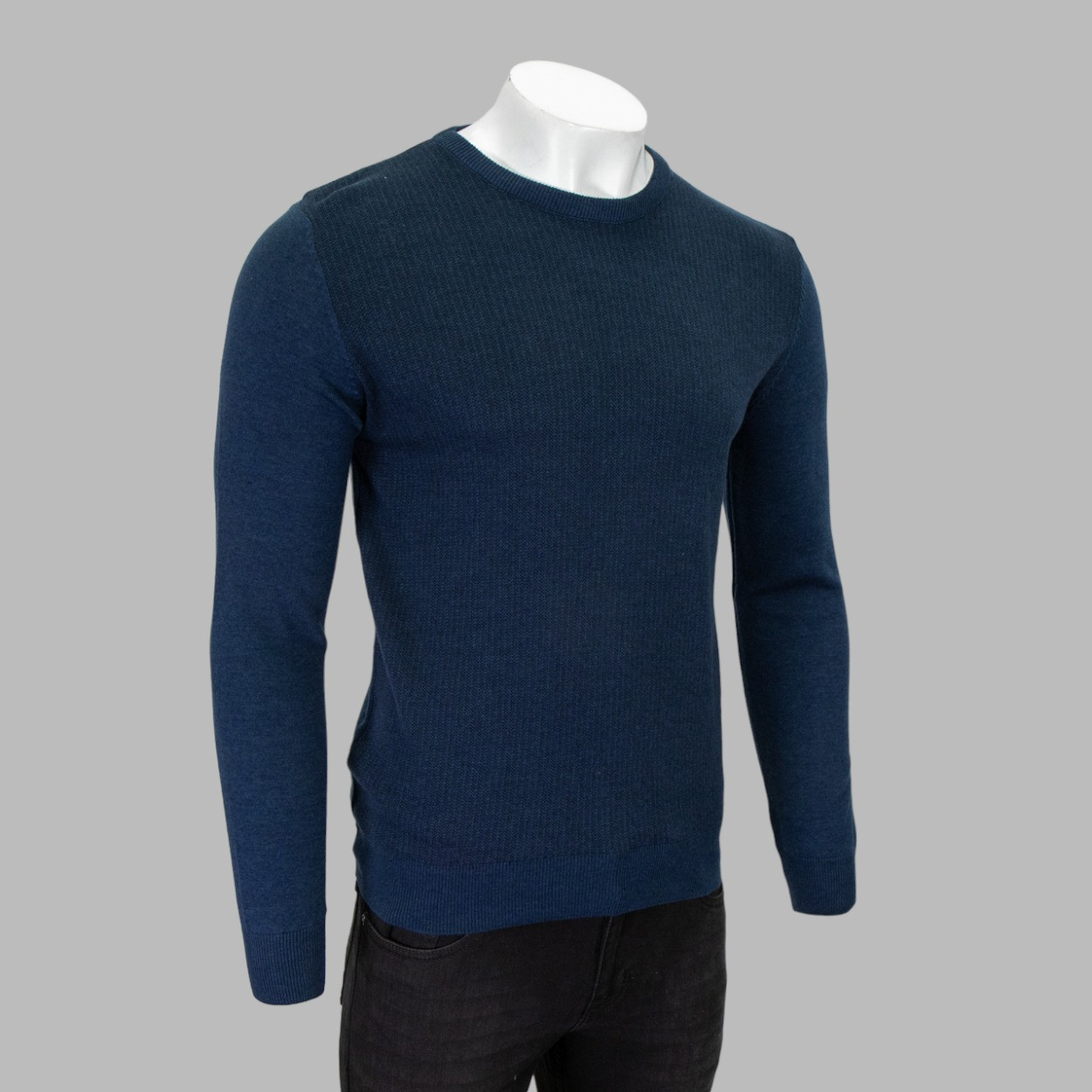Реглан чоловічий Tony Montana T1262 K.INDIGOMEL 50% бавовна 50% акрил M(Р)