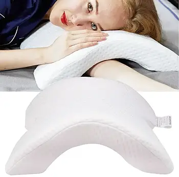 Подушка тунель (вигнуту) з пам'яттю Memory Pillow (WM-9) Білий