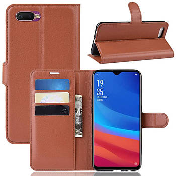 Чохол-книжка Litchie Wallet для Oppo A5s / AX5s Brown