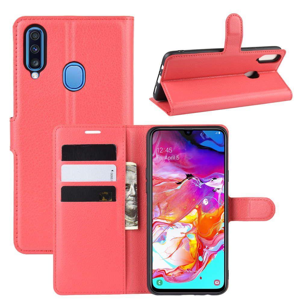 Чохол-книжка Litchie Wallet для Samsung A207 Galaxy A20s Red