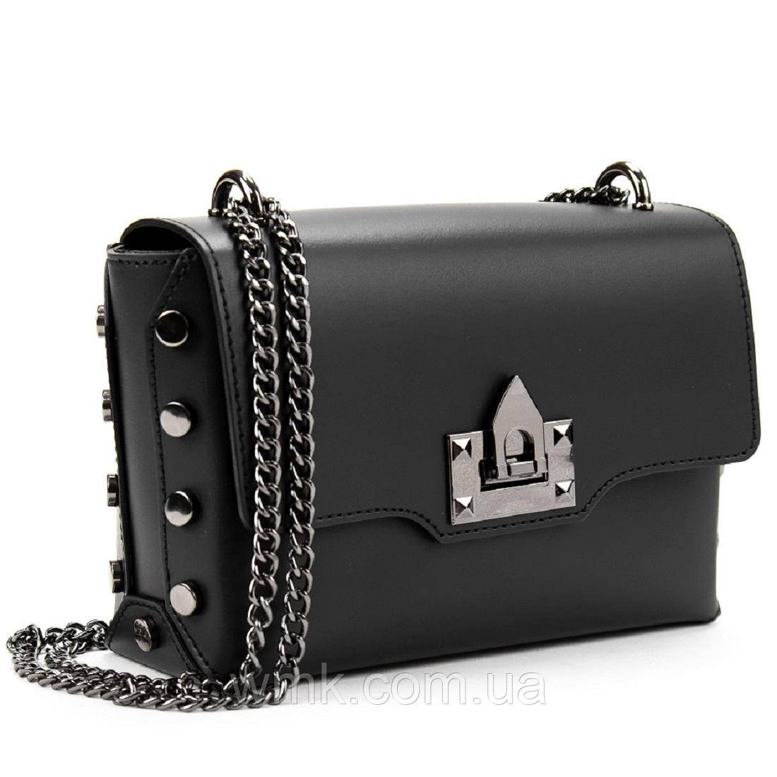 Жіноча шкіряна сумка з ланцюжком Firenze Italy F-IT-9812A