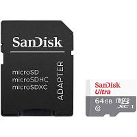 Карта пам'яті SanDisk microSD 64GB C10