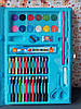 Набір для малювання на 86 предметів, дитячий, фарби, фломастери, олівці, фото 4